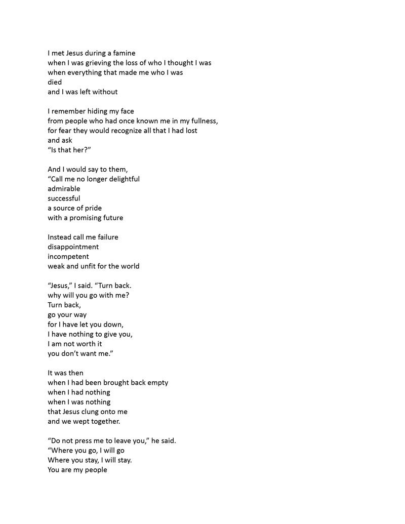 Ruth Con Poem by Kathy Grace